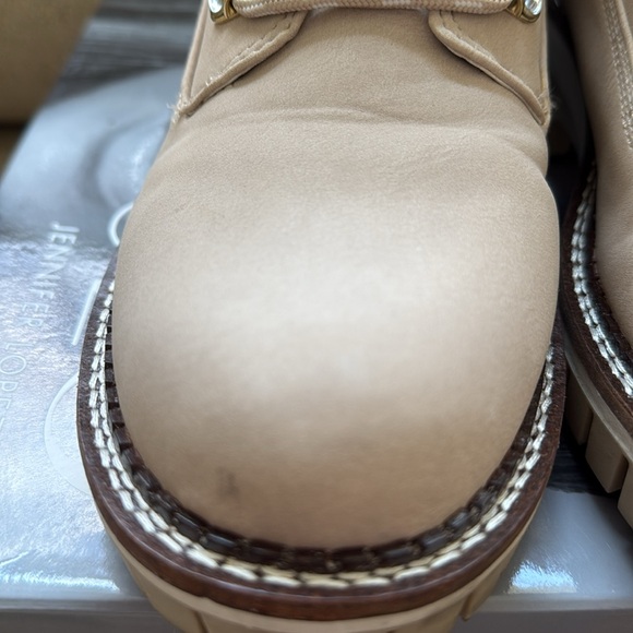 EUC Jennifer Lopez Women's Beige Ankle Boots, Aceser, Tapioca, 10M - Picture 6 of 12